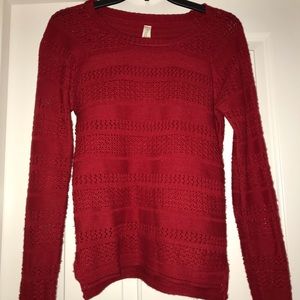 Red Knit Sweater